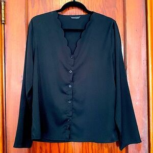 SHEIN women’s button up blouse, size L.